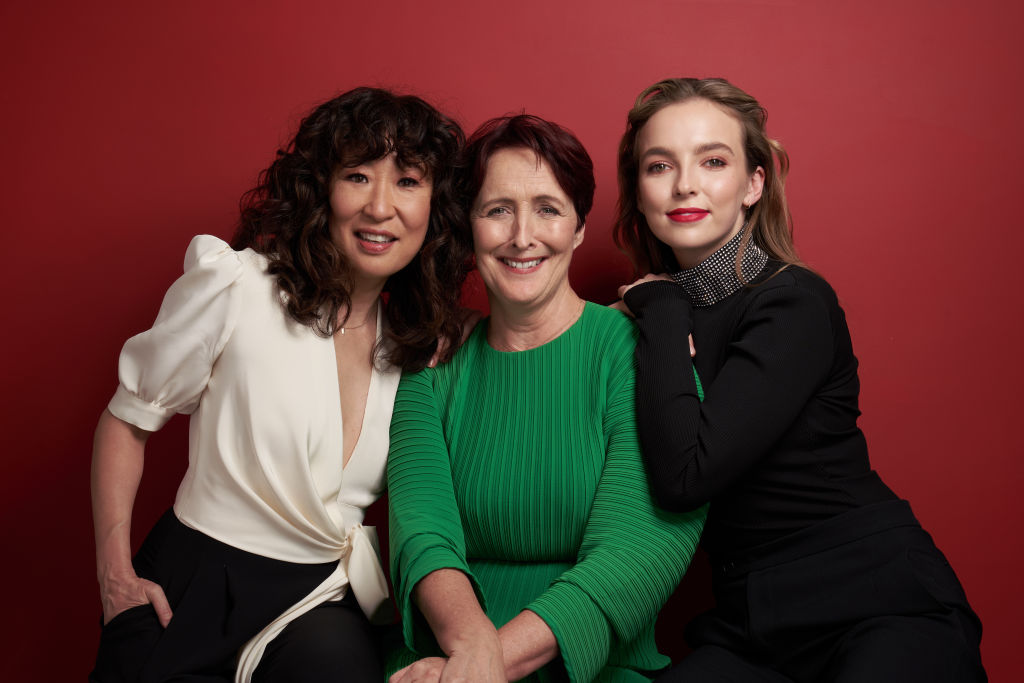 Sandra Oh, Fiona Shaw e Jodie Comer Sandra Oh, Fiona Shaw e Jodie Comer