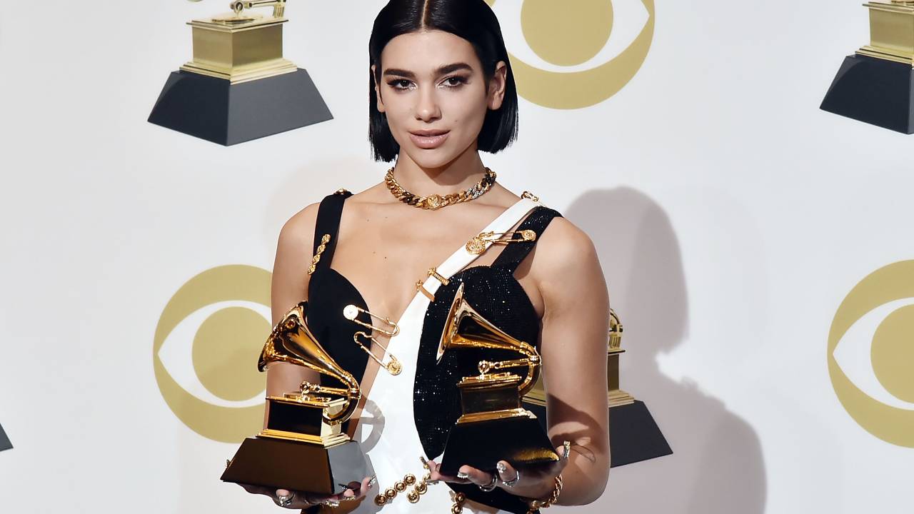 Dua Lipa na premiação do Grammy