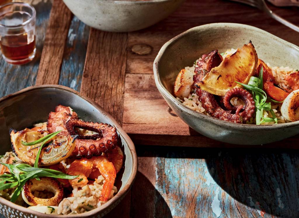 Arroz com frutos do mar