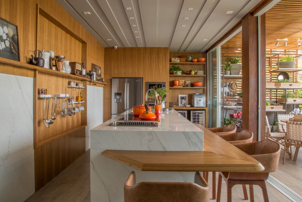 Espaço de Receber da Chef de Cozinha, por Marcelo Diniz, Mateus Finzetto e Deise Pucci, por CASACOR Ribeirão Preto Espaço de Receber da Chef de Cozinha, por Marcelo Diniz, Mateus Finzetto e Deise Pucci, por CASACOR Ribeirão Preto