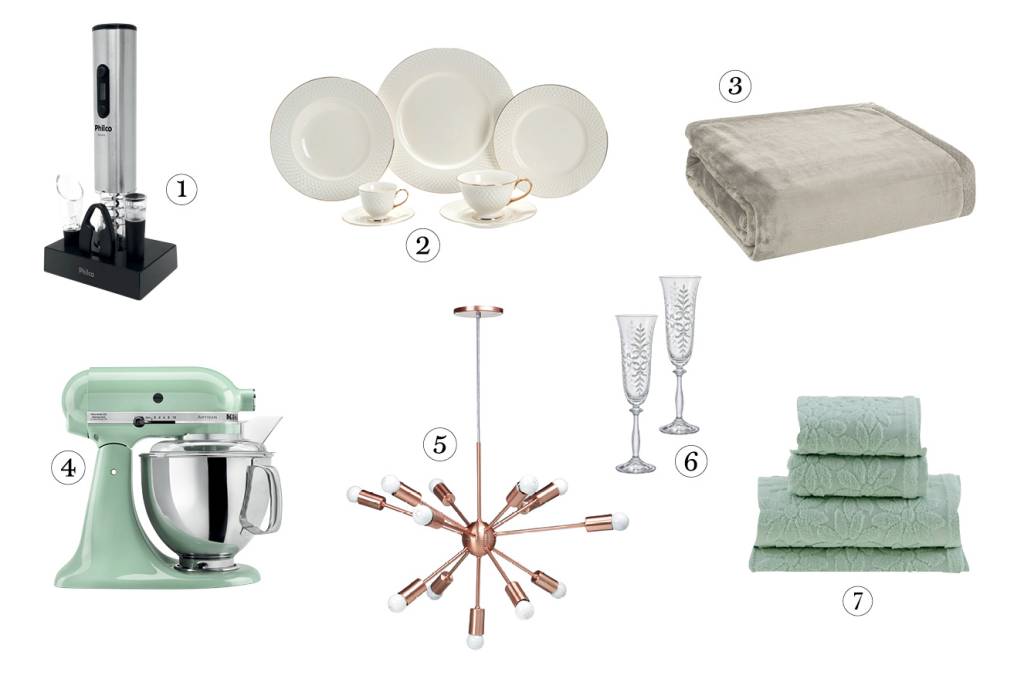 LISTA DE CASAMENTO Itens de casa