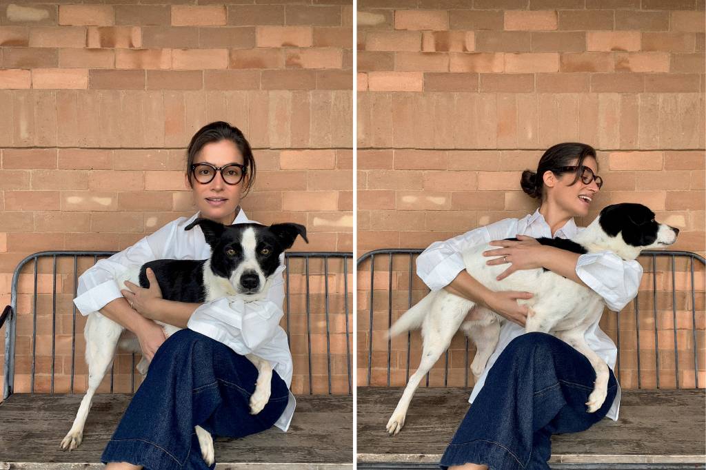 RENATA – (1) Renata Vasconcellos com cachorros