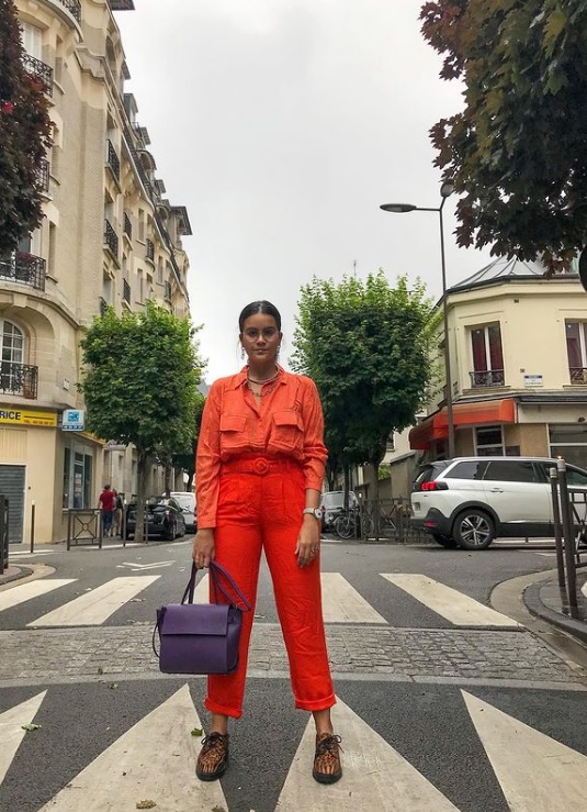 Juliana Pimentel - look monocrom&aacute;tico