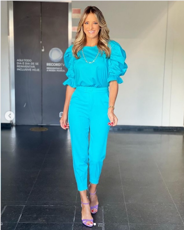 Ticiane Pineheiro - Look monocrom&aacute;tico