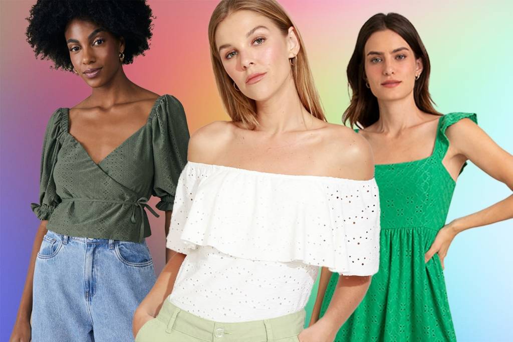Verão à vista: Conheça a tendência refrescante das roupas com laise