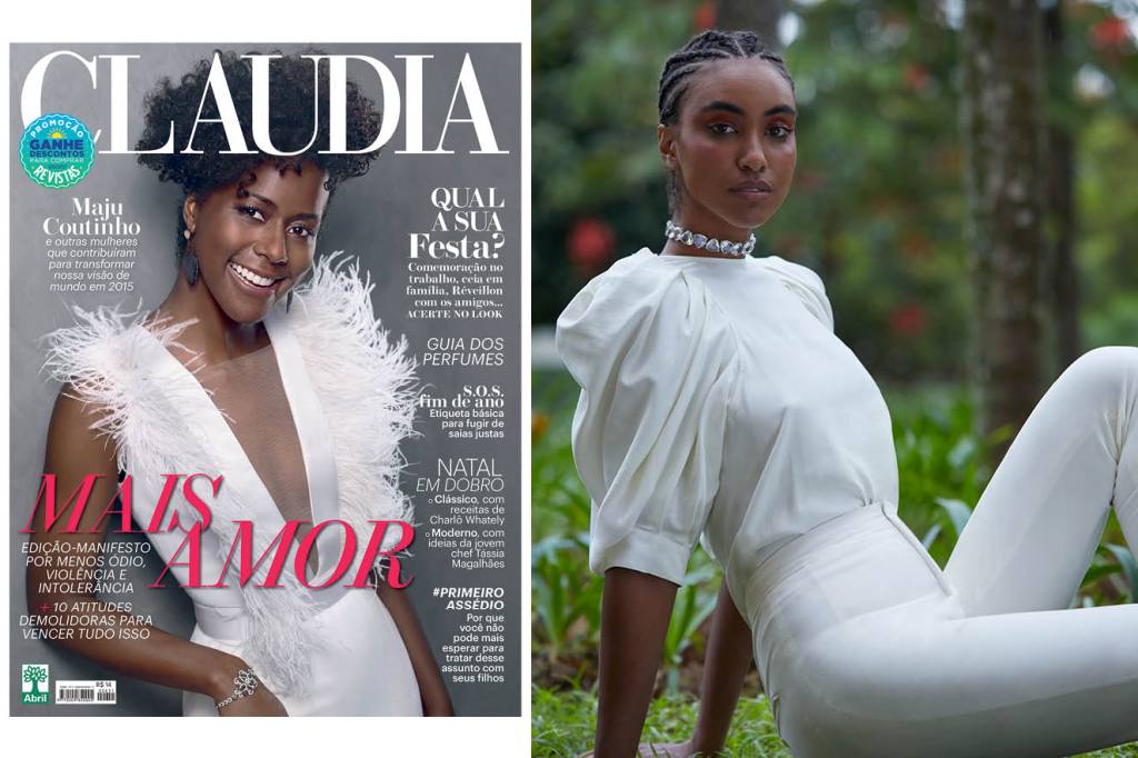 moda remake-7 capa de CLAUDIA com modelo copiando look