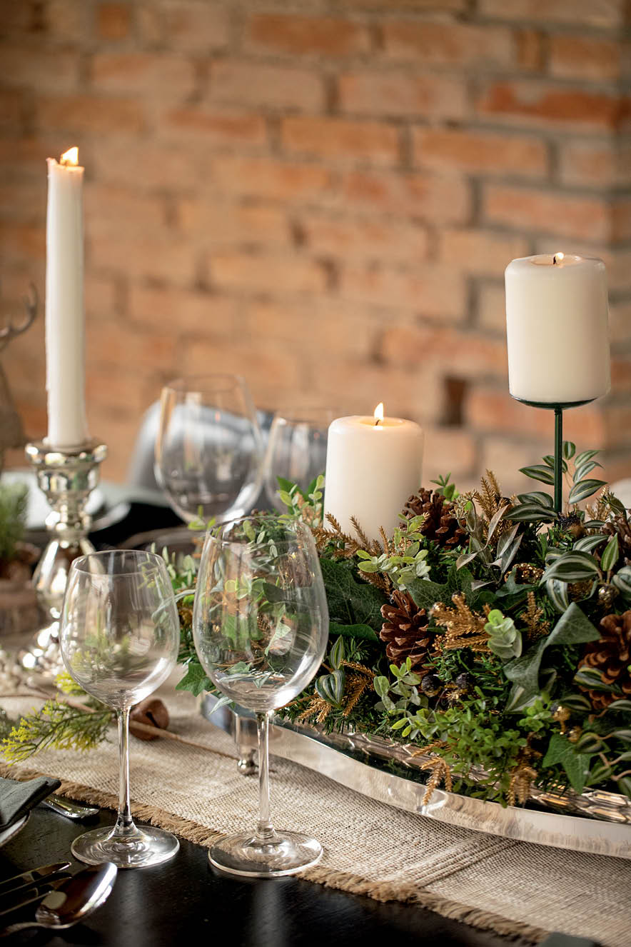 Ceia de Natal externa criada pela InTown Arquitetura