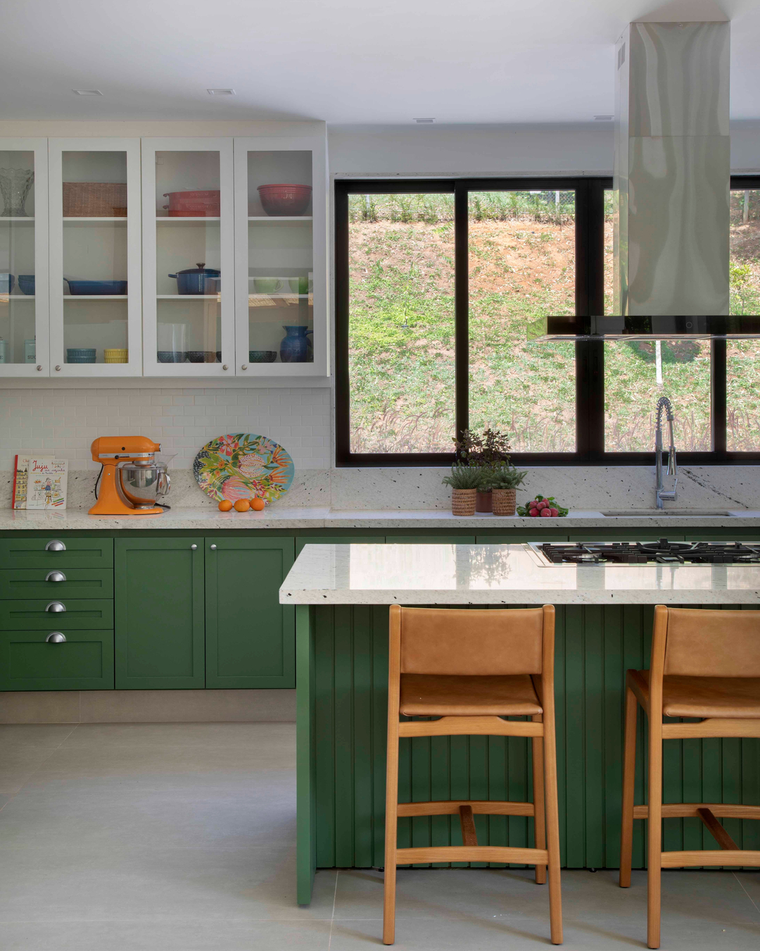 cozinhas verdes