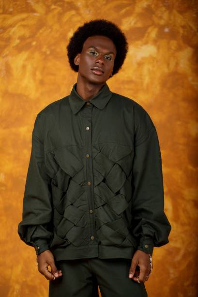 Peça da coleção 'Tabuleiro', apresentada na SPFW 2022. Peça da coleção 'Tabuleiro', apresentada na SPFW 2022.