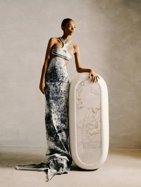 Jeans com forma geométrica Jeans com forma geométrica