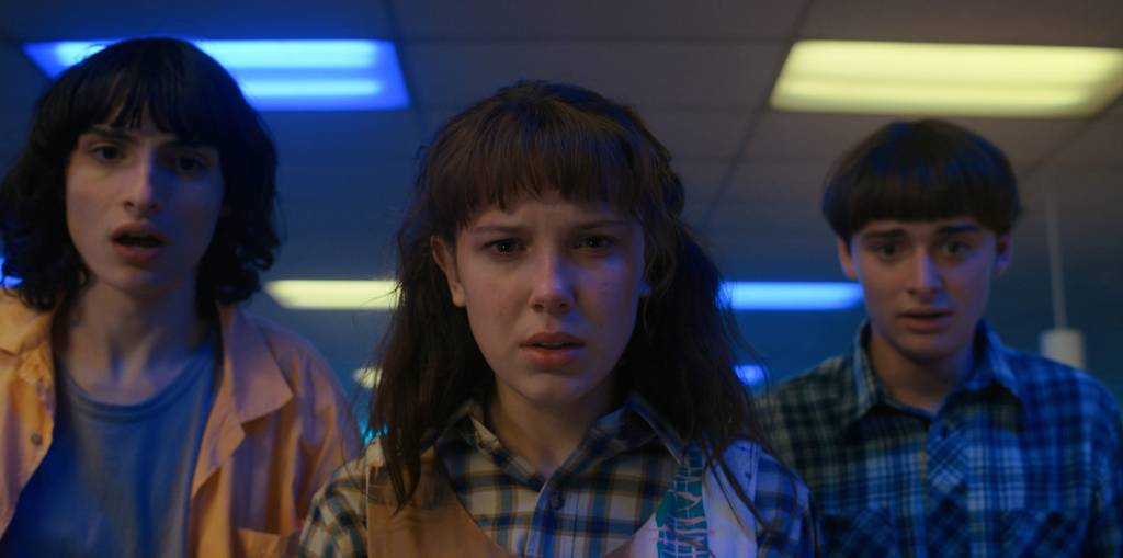 Millie Bobby Brown em Stranger Things.