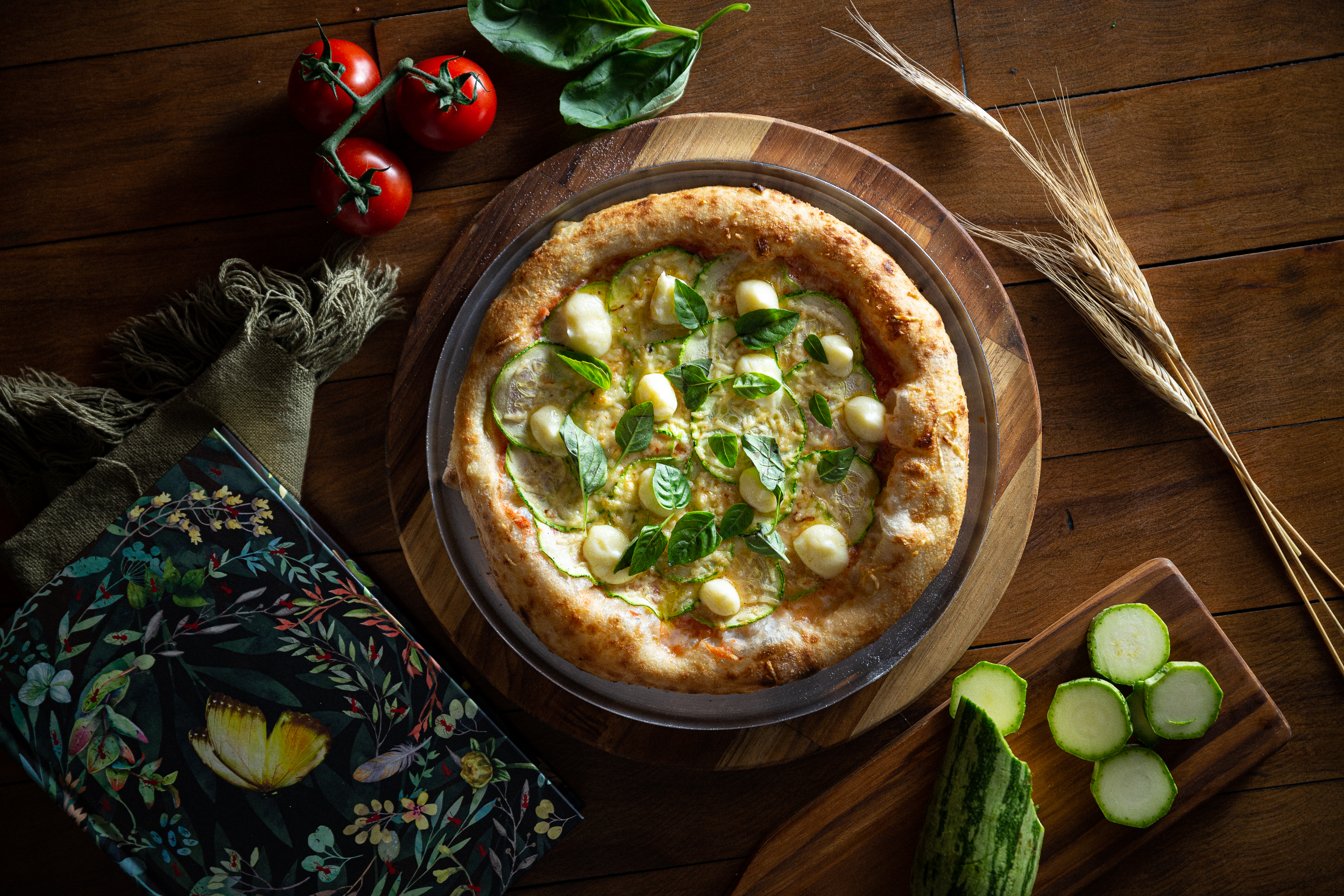 Pizza Zucchini - Gael - Cozinha Mesti&ccedil;a