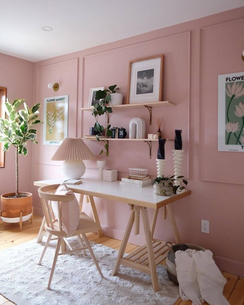 como usar rosa na decoração