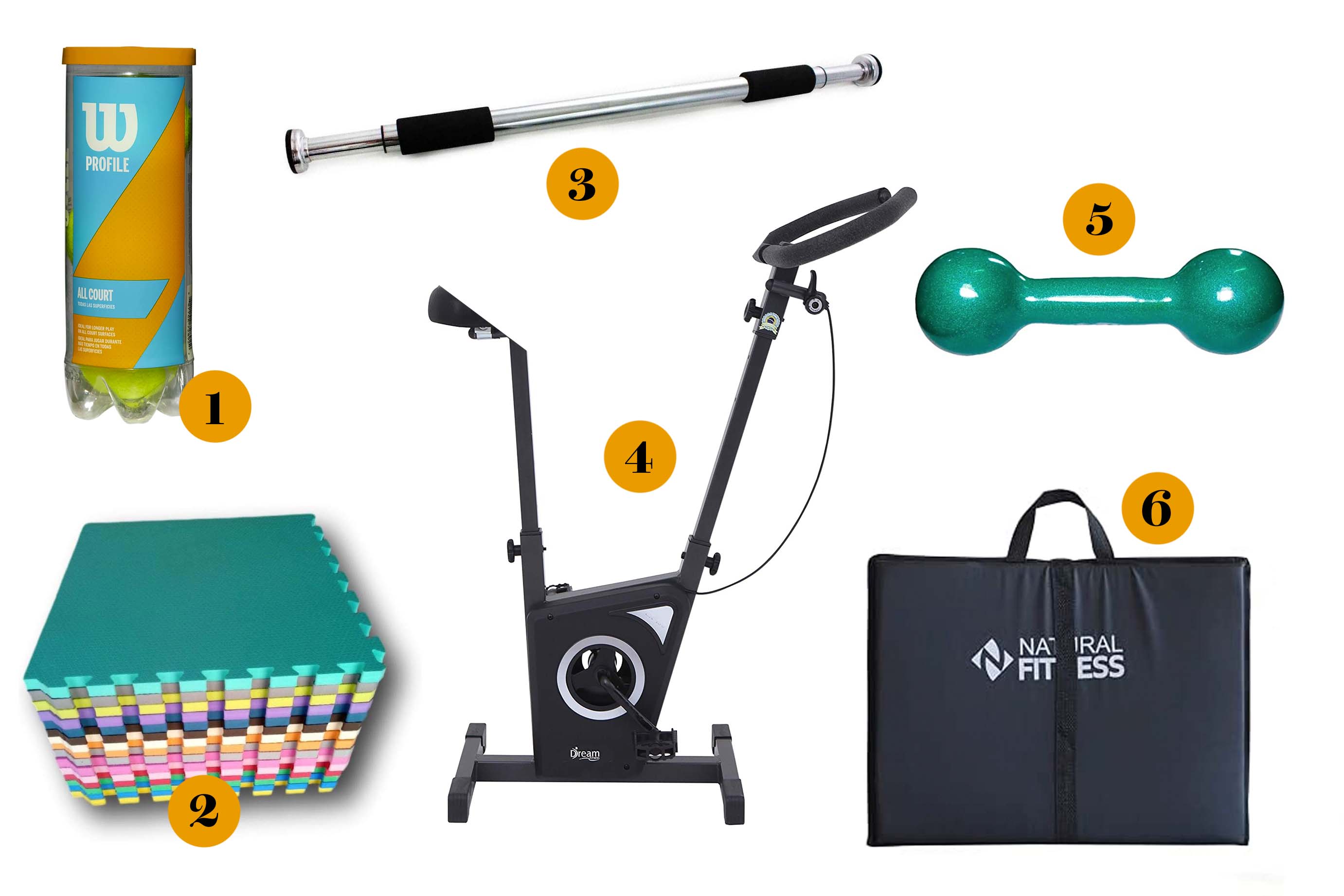 Itens de exerc&iacute;cio Dia dos Pais