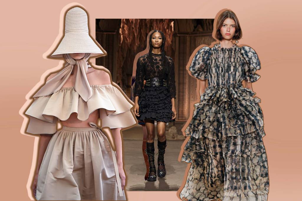 Babados são uma ótima opção para brincar com o volume dos looks