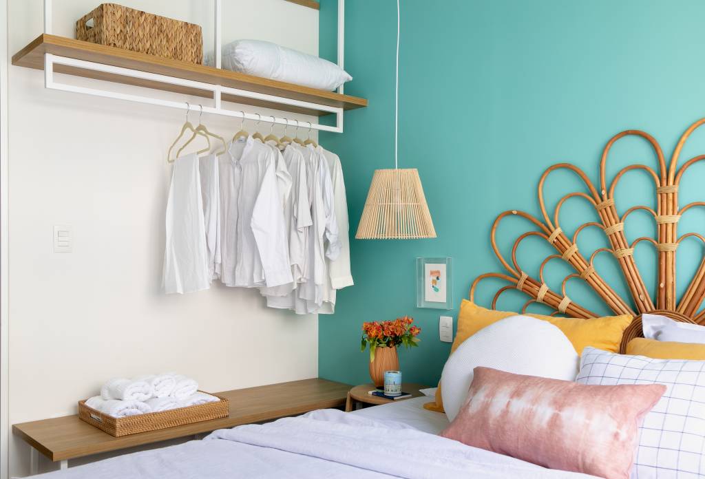 Apartamento de 55m2 em Copacabana assinado pelo escritório MAIA ROMEIRO ARQUITETURA _ foto 21 Apartamento de 55 m² com decoração boho e cheio de boas ideias