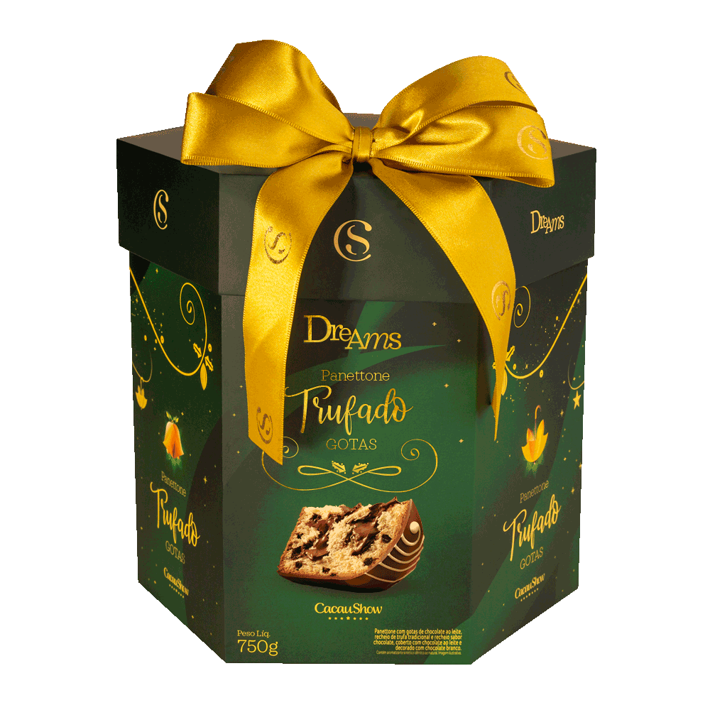 Panettone Dreams Trufado Gotas - Cacau Show