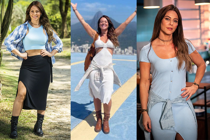 cara e coragem - looks da Pat (paolla oliveira)