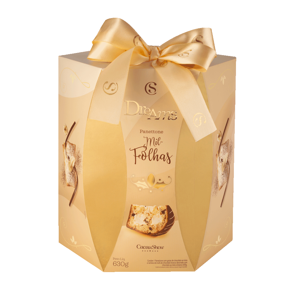 Panettone dreams mil-folhas - Cacau Show