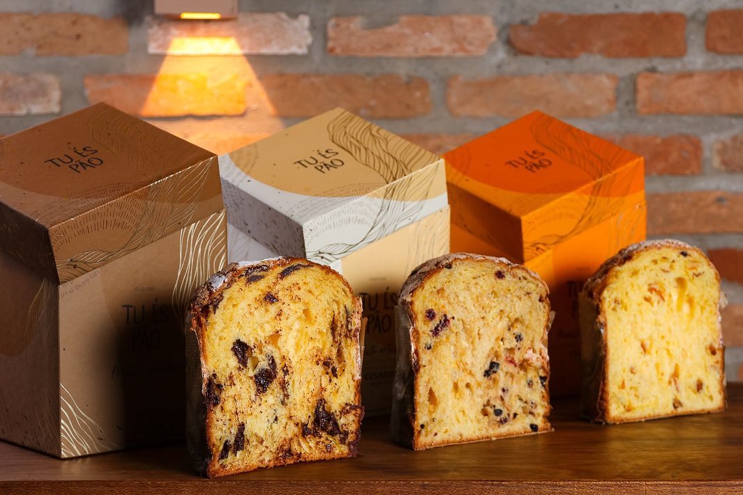 Panetone de Chocolate Belga - Padaria Tu &Eacute;s P&atilde;o