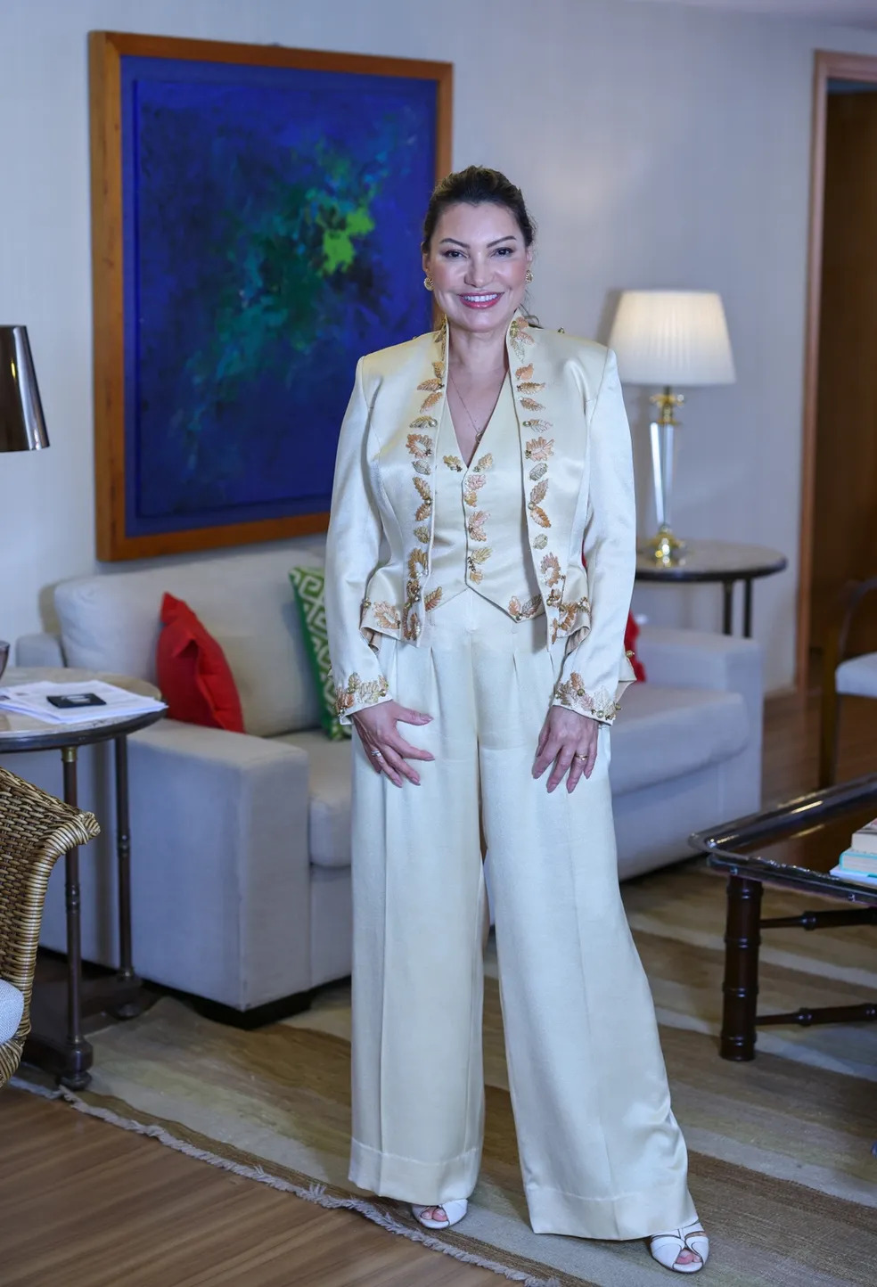 Janja da Silva Helô Rocha Look de Janja, assinado por Helô Rocha.