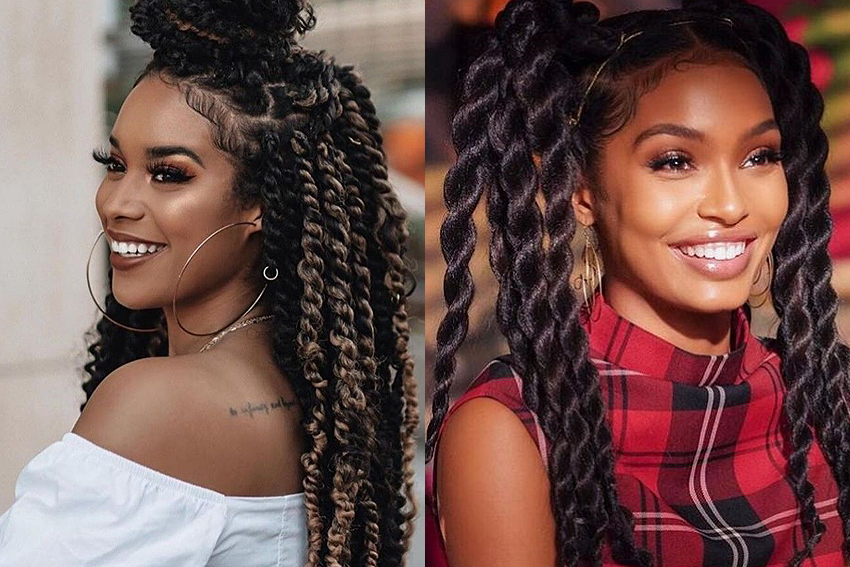 penteado twist