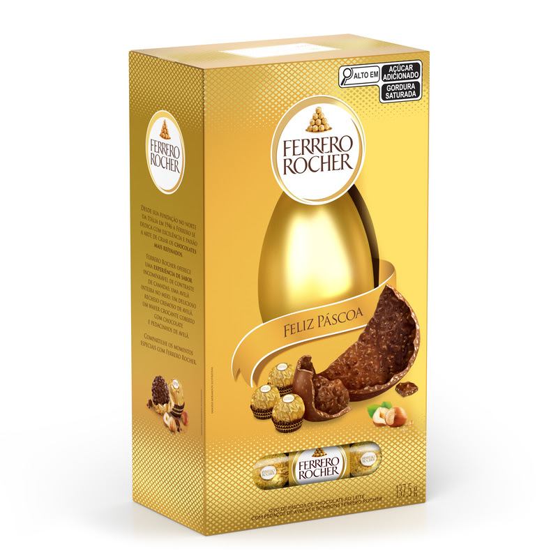 Ferrero Rocher - Ovo de P&aacute;scoa em caixa