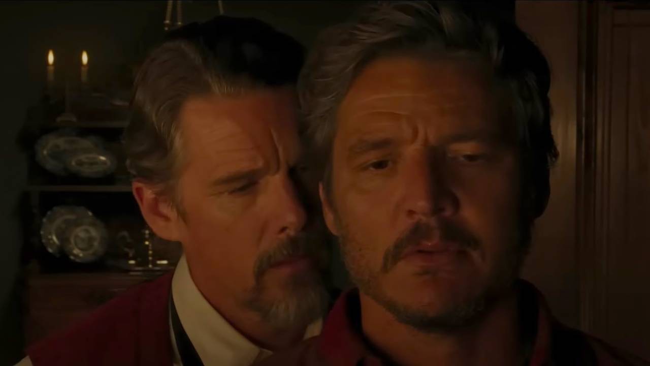 Pedro Pascal e Ethan no primeiro trailer de "Strange Way of Life", curta de Almodóvar.