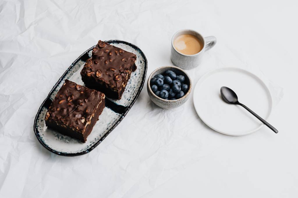 receitas saudáveis de Páscoa - brownie fit