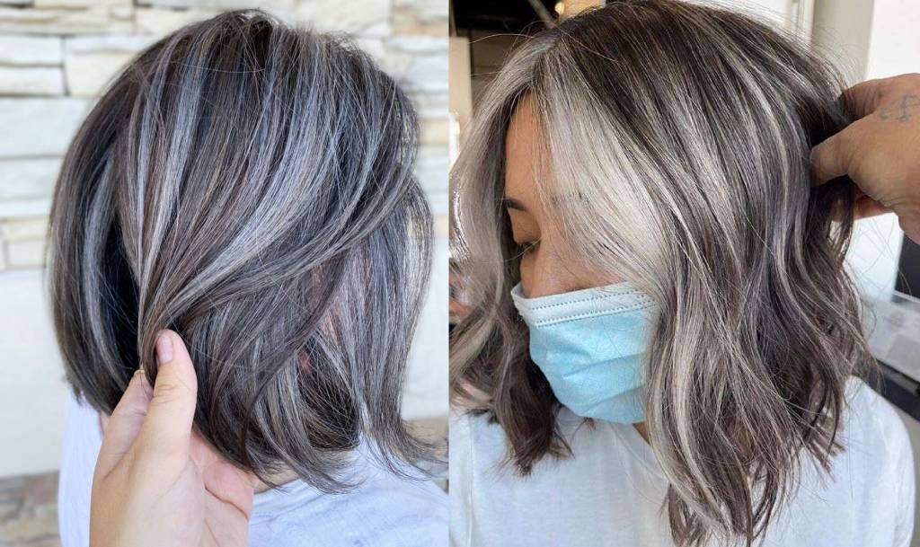 Gray blending: Técnica de luzes para transição ao grisalho