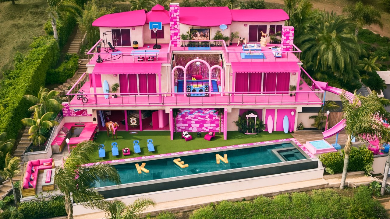 Casa da Barbie é reformada e estará disponível para hospedagens.