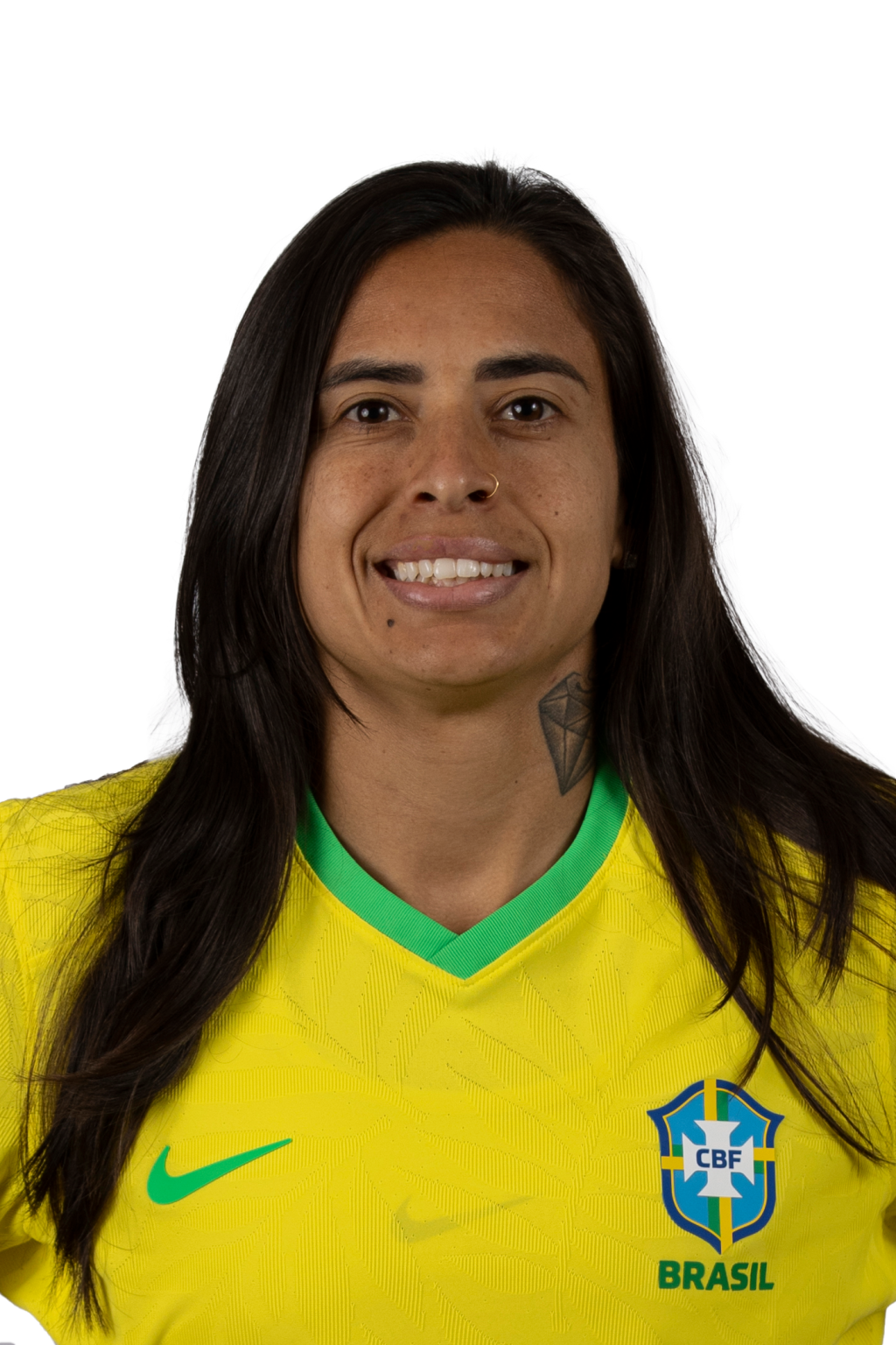 Andressa Alves, jogadora da seleção brasileira de futebol.