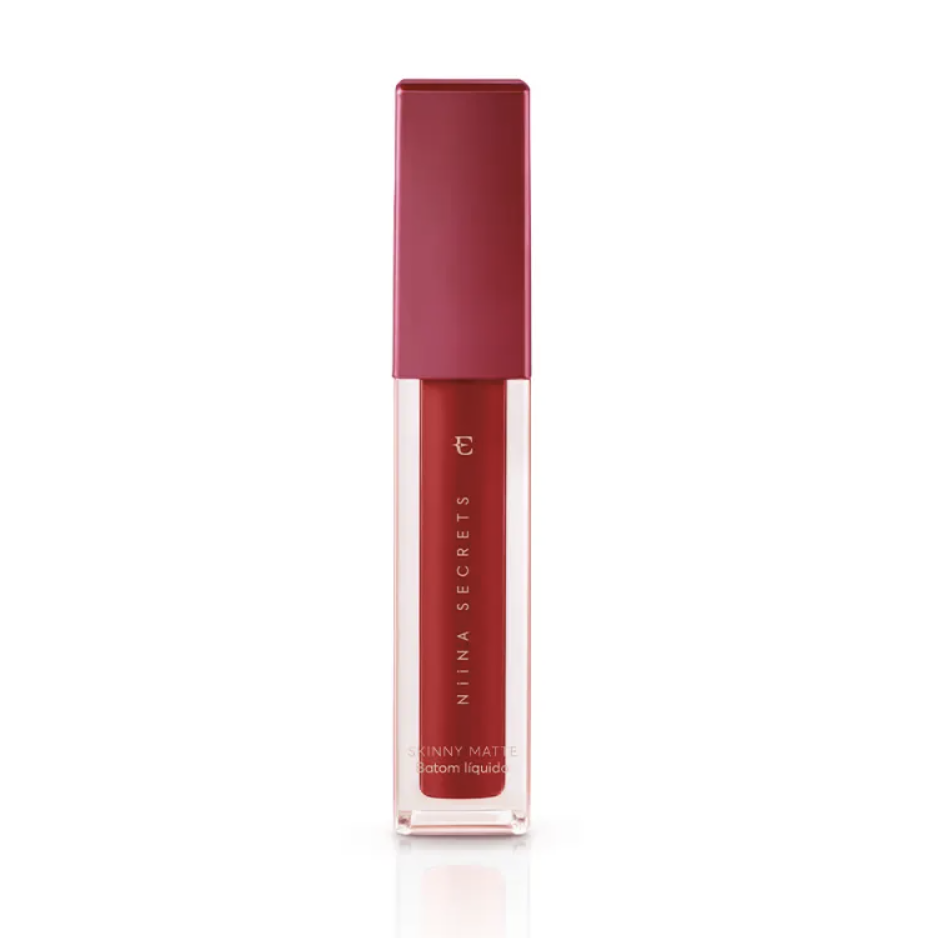 Eudora Niina Secrets Skinny Matte Vermelho Hibisco