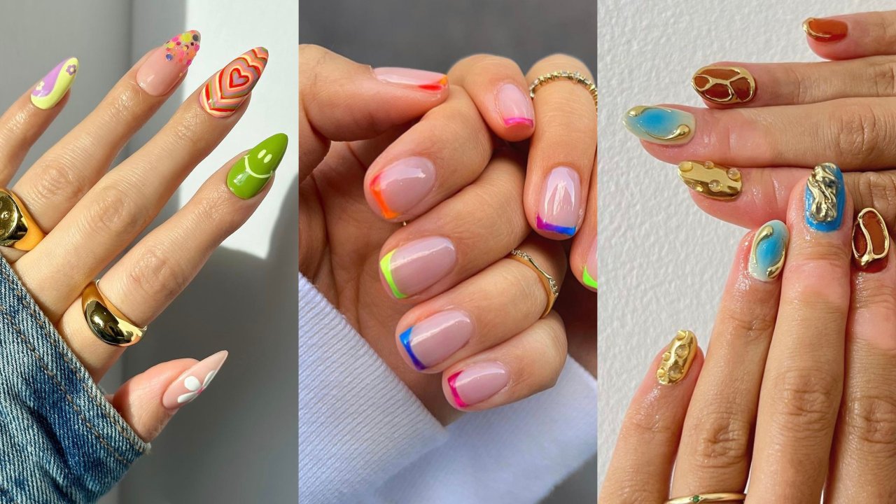 Que tal experimentar com todas as manicures salvas na sua pasta de inspirações? Uma em cada unha, conheça a nova tendência de unhas