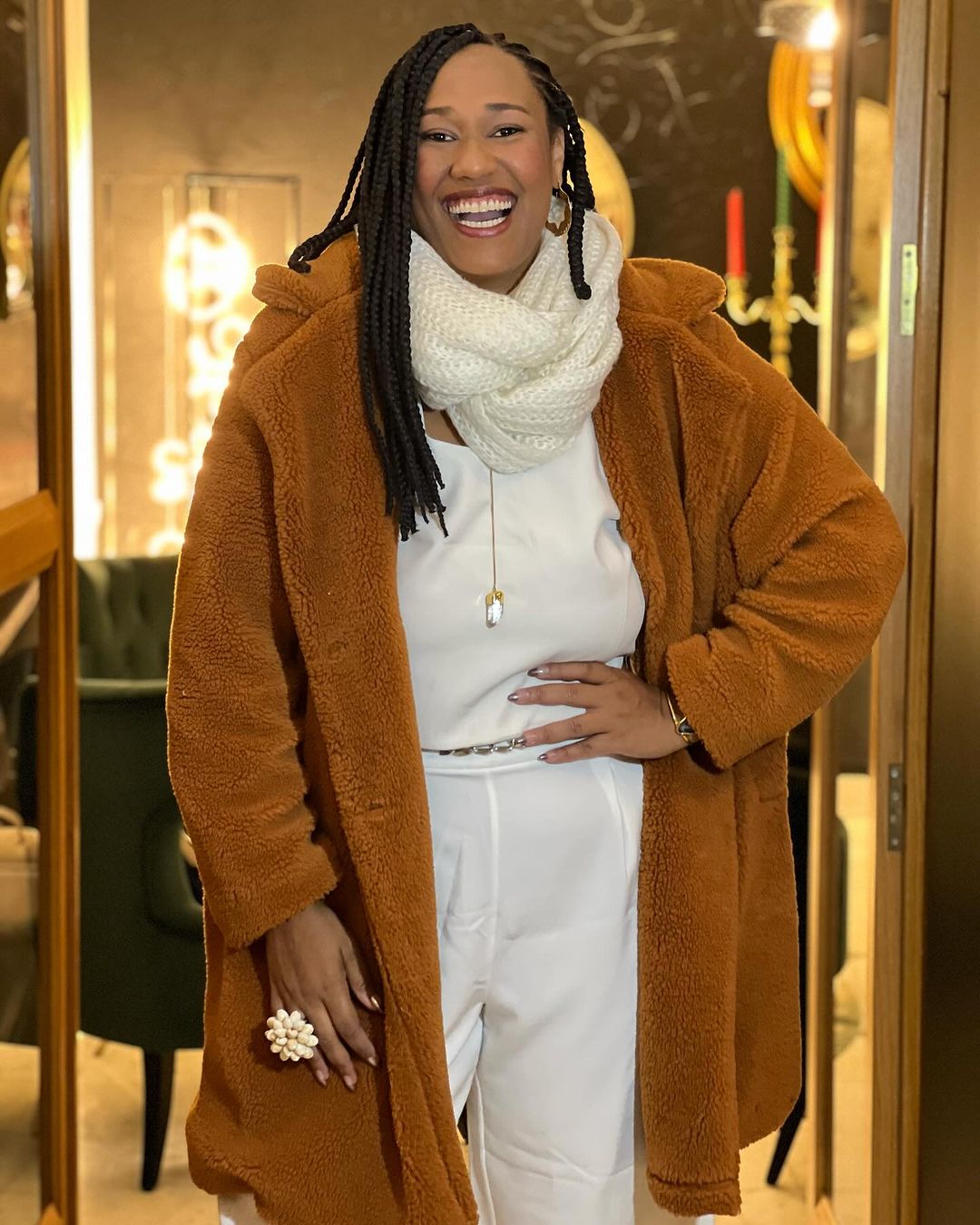 O look de Ano-Novo de Luana Xavier