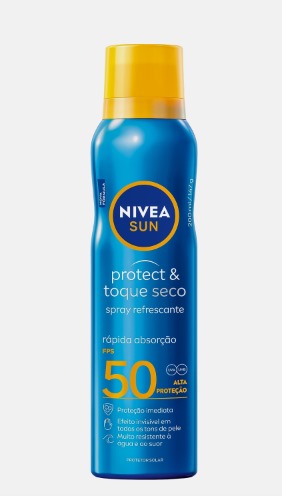 Protetor Solar Nivea em Spray FPS50