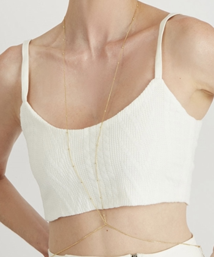 Body chain dourado