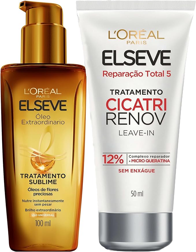 ELSEVE Kit Óleo Extraordinário L'Oréal Paris + Leave-In