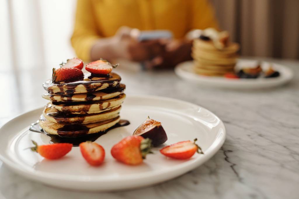 Panqueca com Nutella Panqueca com Nutella