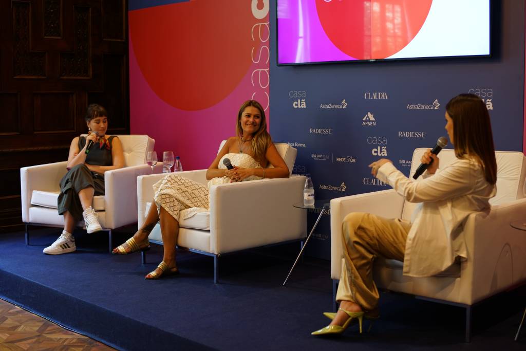 Carol Celico, Priscila Borgonovi e Karin Hueck em casa Clã 2024