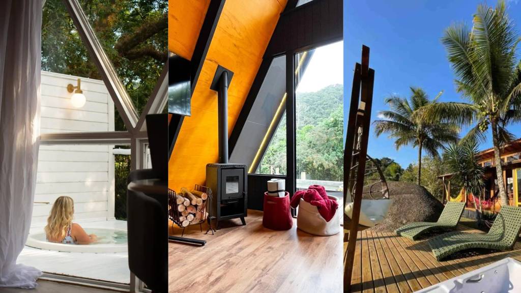 3 chalés incríveis no Airbnb para aproveitar durante o feriado