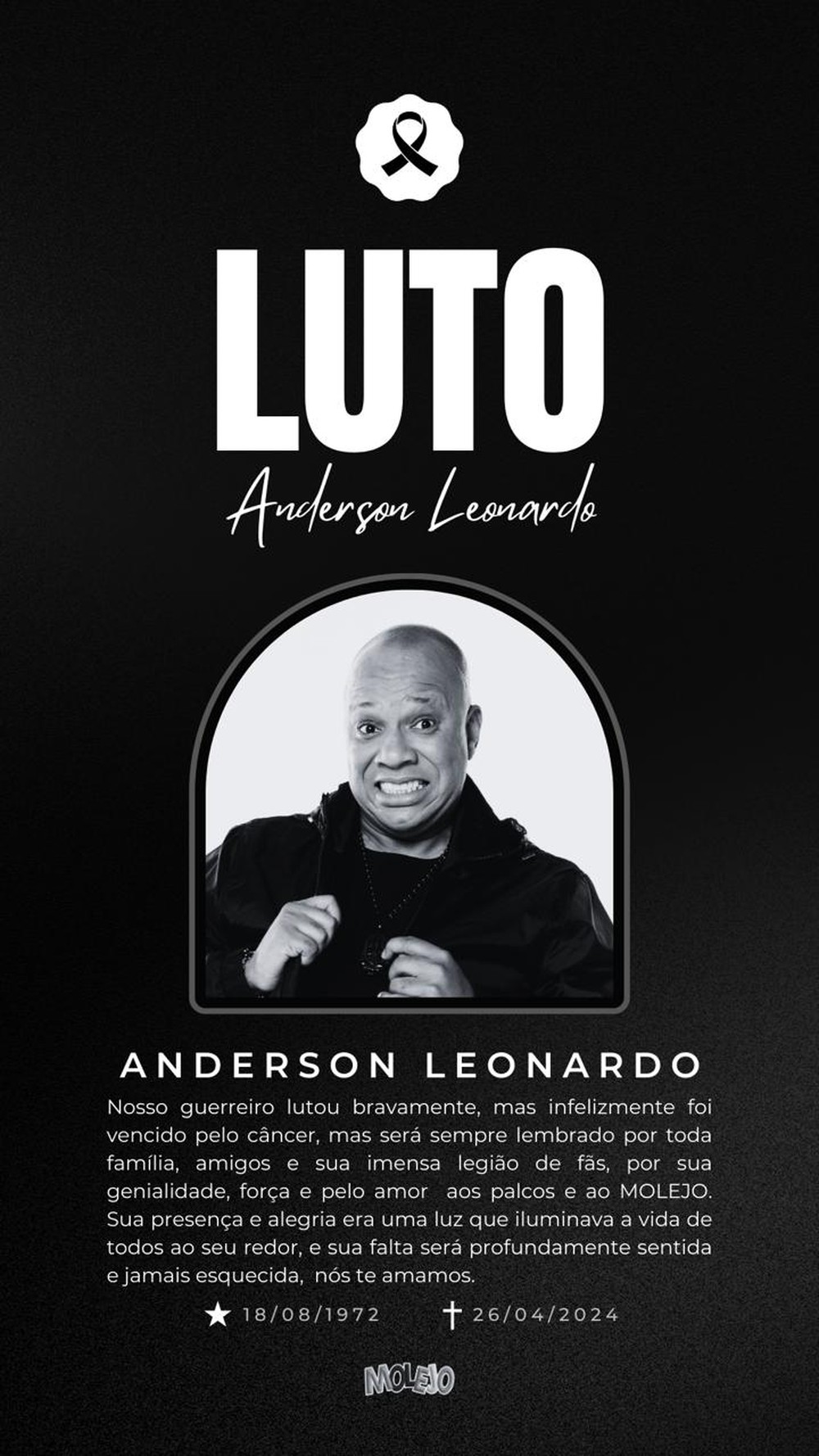 morre-anderson-leonardo-molejo Morre Anderson Leonardo, do Molejo, aos 51 anos