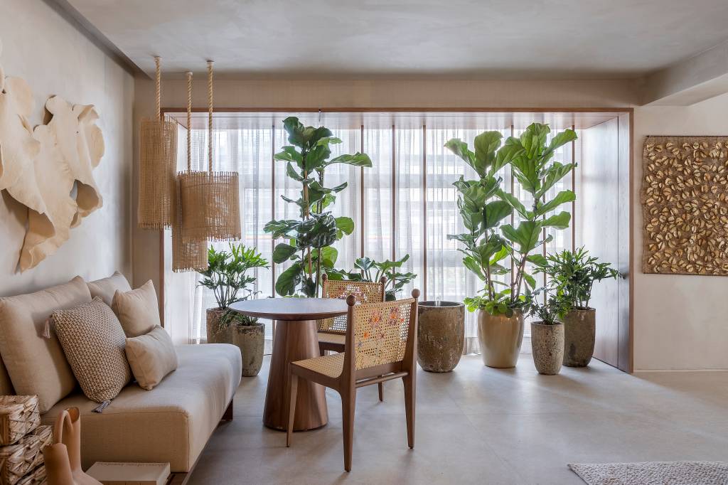 decoracao-boho-chic-plantas Decoração boho chic