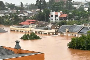 Cidade alagada