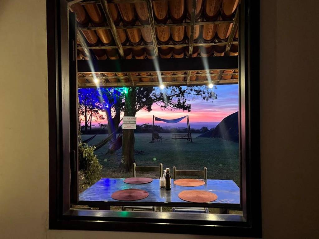 Uma das vistas da Pousada e Restaurante Refúgio Dinamarca, em Mairiporã (SP)