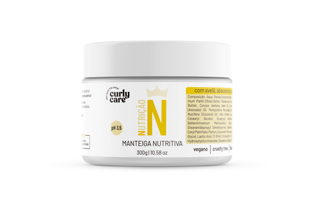 Manteiga para cabelo crespo da CURLY CARE