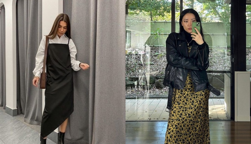 Slip dress no Inverno: 7 inspirações para aderir à tendência