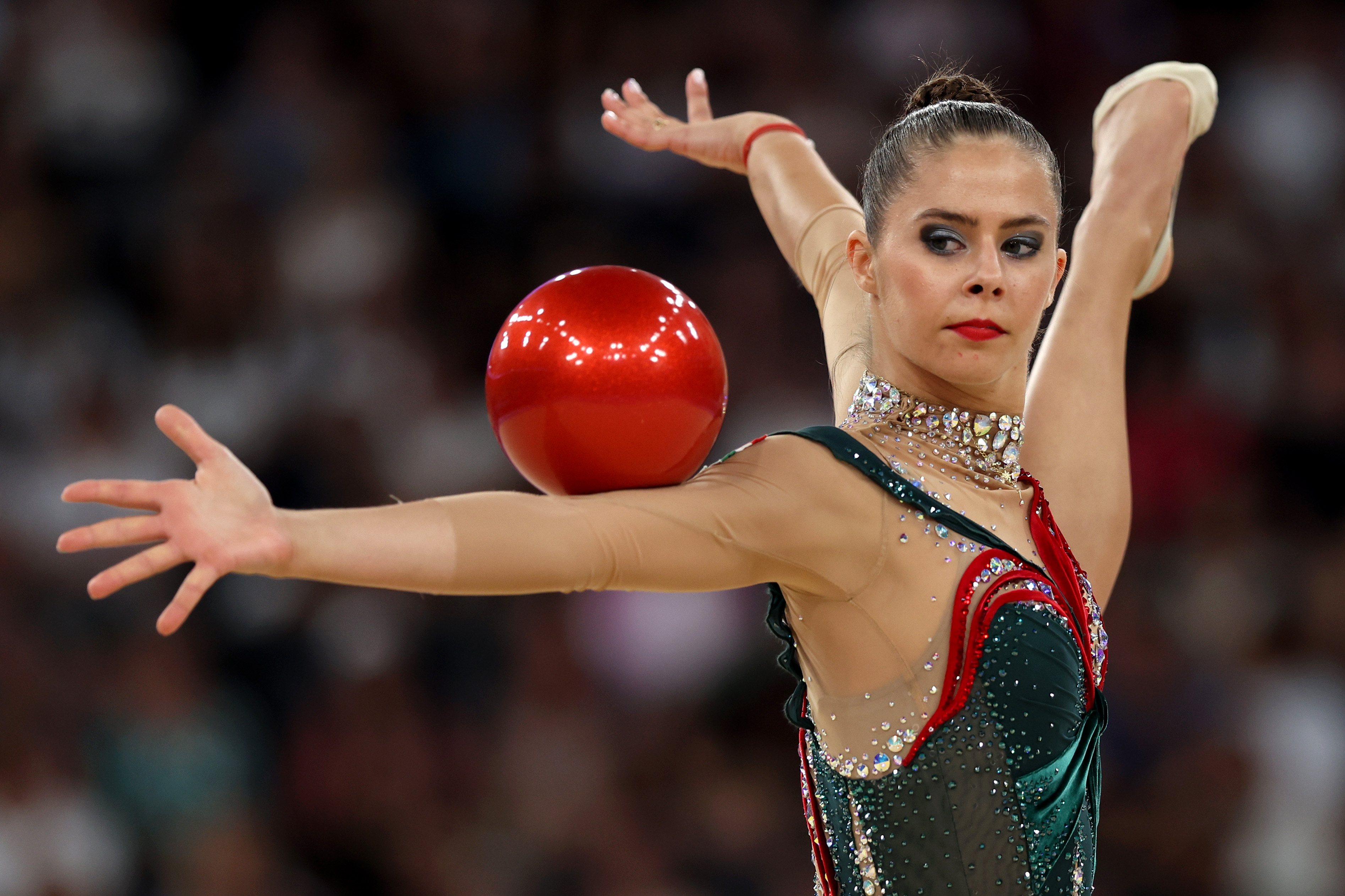 maquiagem gin&aacute;stica r&iacute;tmica Fanni Pigniczki