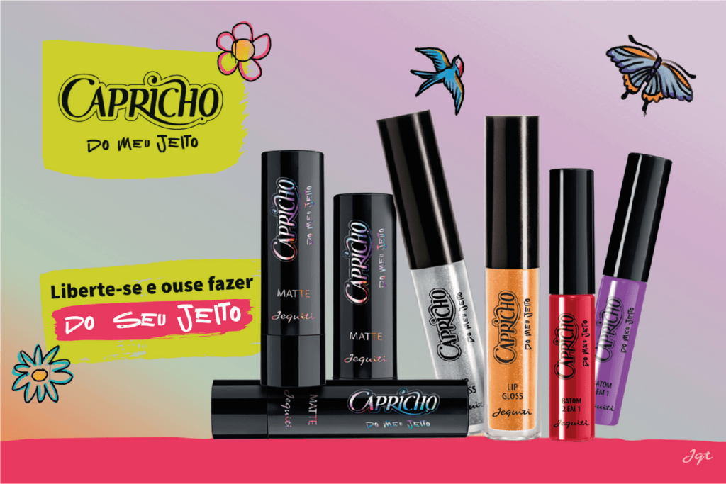 Jequiti e Capricho lançam coleção de maquiagem “Do Meu Jeito”