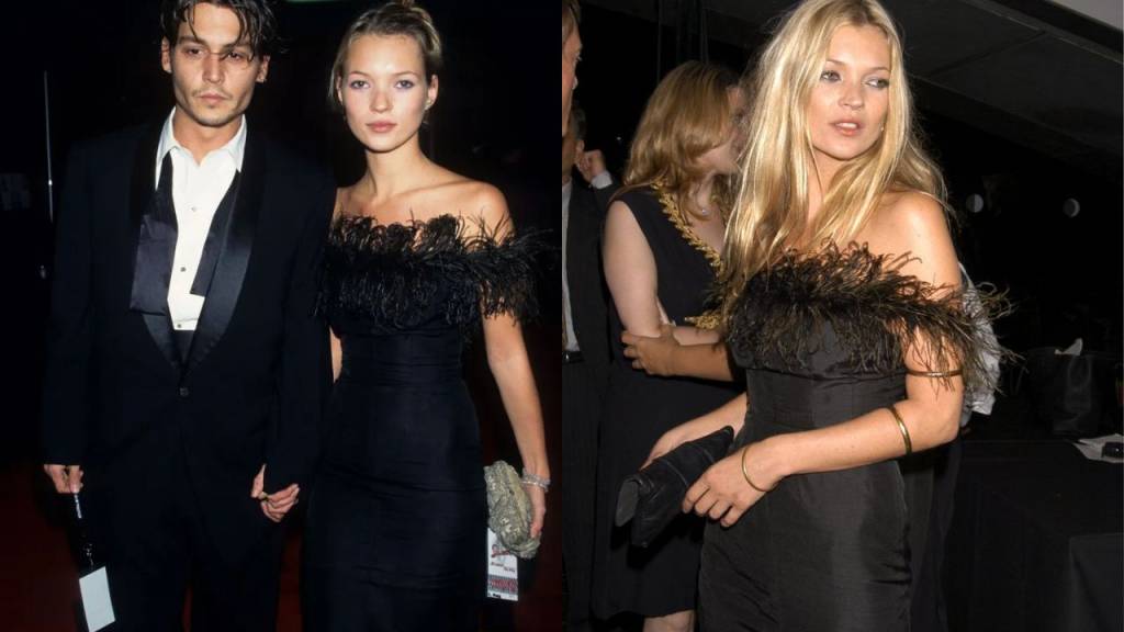 A supermodelo com o mesmo vestido da Celine em 1998 e 2004